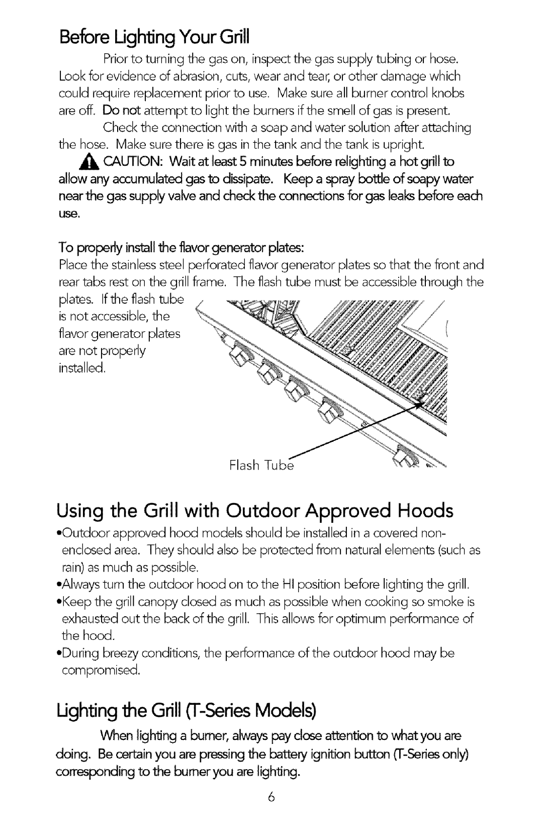 Viking Gas Grill manual Before LightingYour Grill 