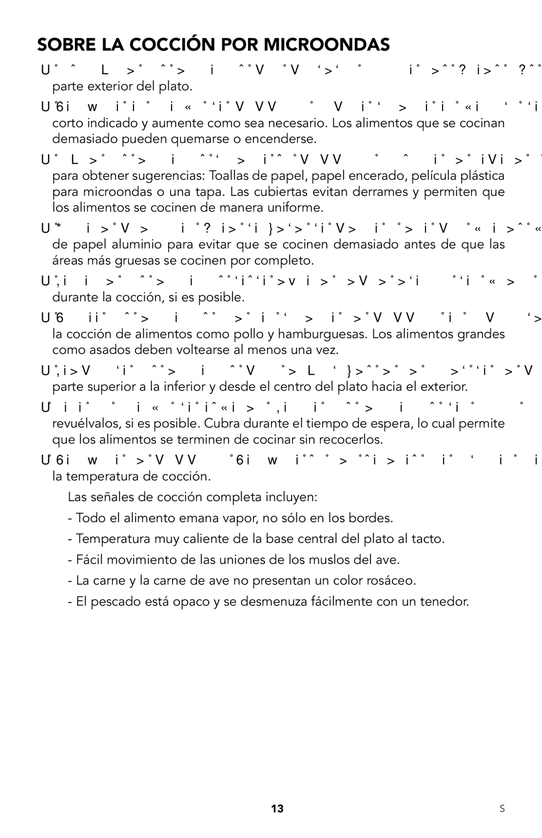 Viking RDMOR206SS manual Sobre LA Cocción POR Microondas 