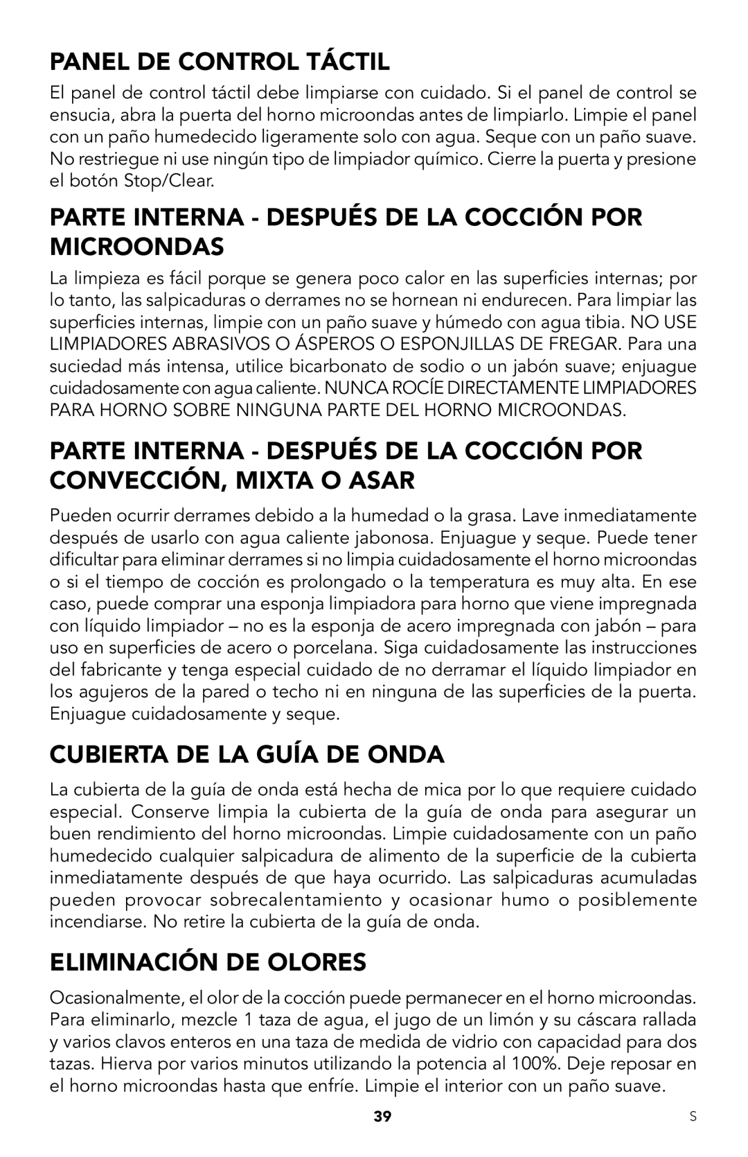 Viking RDMOR206 Panel DE Control Táctil, Parte Interna Después DE LA Cocción POR Microondas, Cubierta DE LA Guía DE Onda 