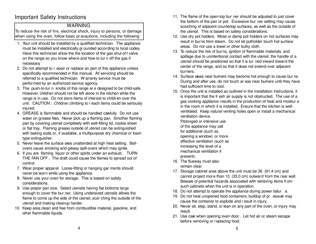 Viking VDSC3654GBK, VDSC4856QLE, VDSC4876GSG, VDSC4876QBK, VDSC4874GQWH, F20143D manual Important Safety Instructions 