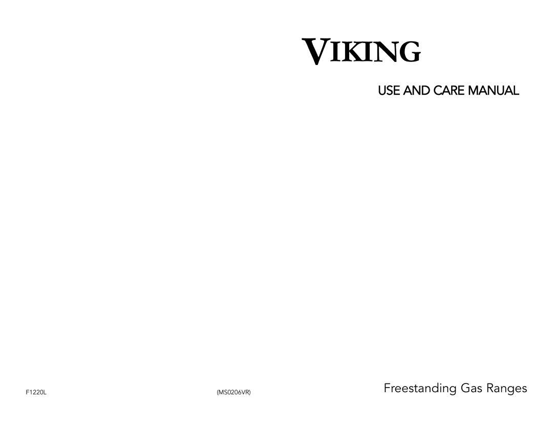 Viking VGRC3656MJBR, VGRC485, VGRC3656BSBR, VGRC3656BDSS, VGRC3656BDWH, VGRC3656BBBR, VGIC536, VGIC4886QSS, VGIC366 manual Viking 