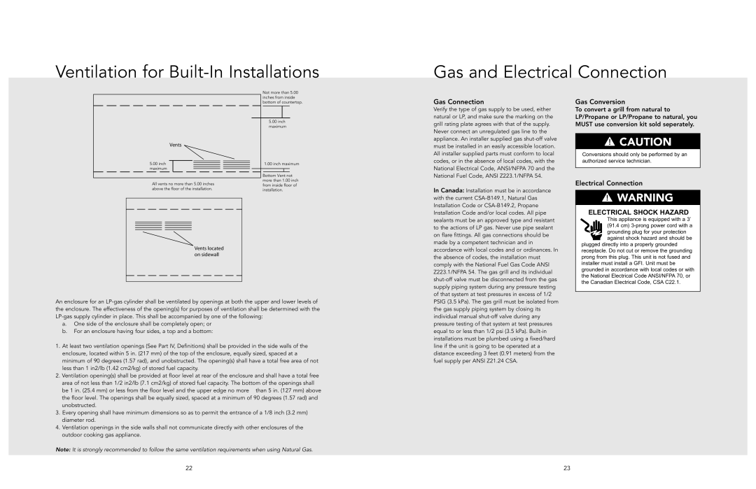 Viking viking manual Electrical Connection 