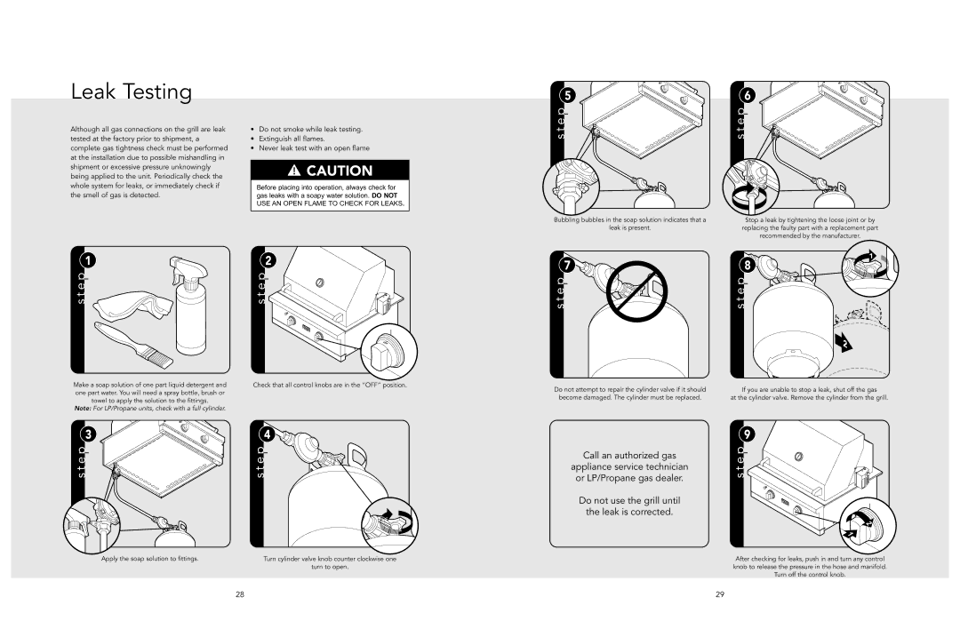 Viking viking manual Leak Testing 