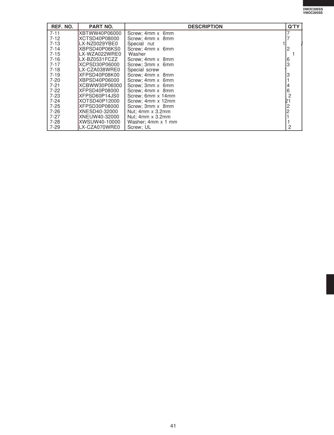 Viking DMOC205SS, VMOC205SS service manual LX-NZ0029YBE0 