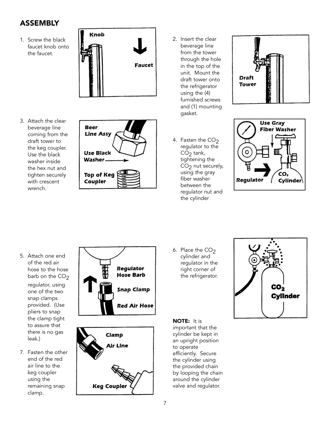 Viking VRBD/VUBD 24" W. BEVERAGE DISPENSER installation instructions Assembly 