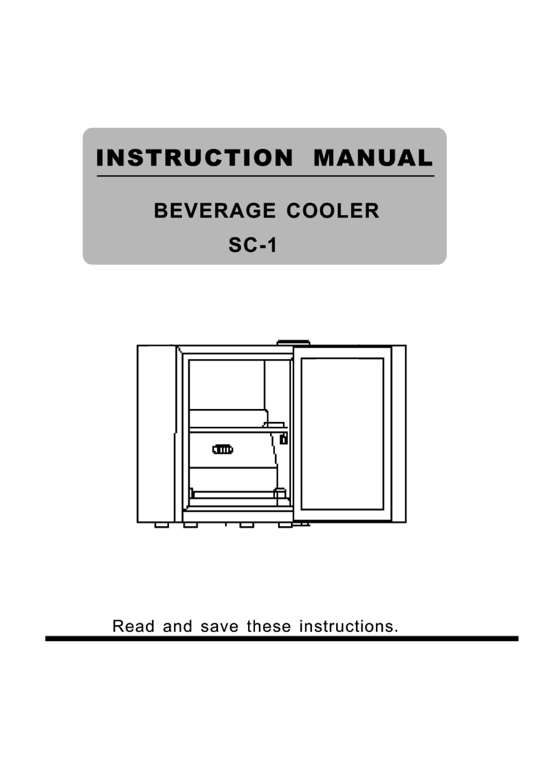 Vinotemp SC-1 manual 