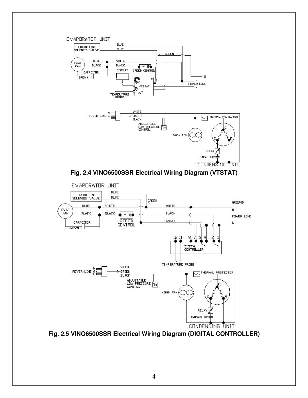 Vinotemp VINO-2500SSR, VINO-6500SSR manual VINO6500SSR Electrical Wiring Diagram Vtstat 