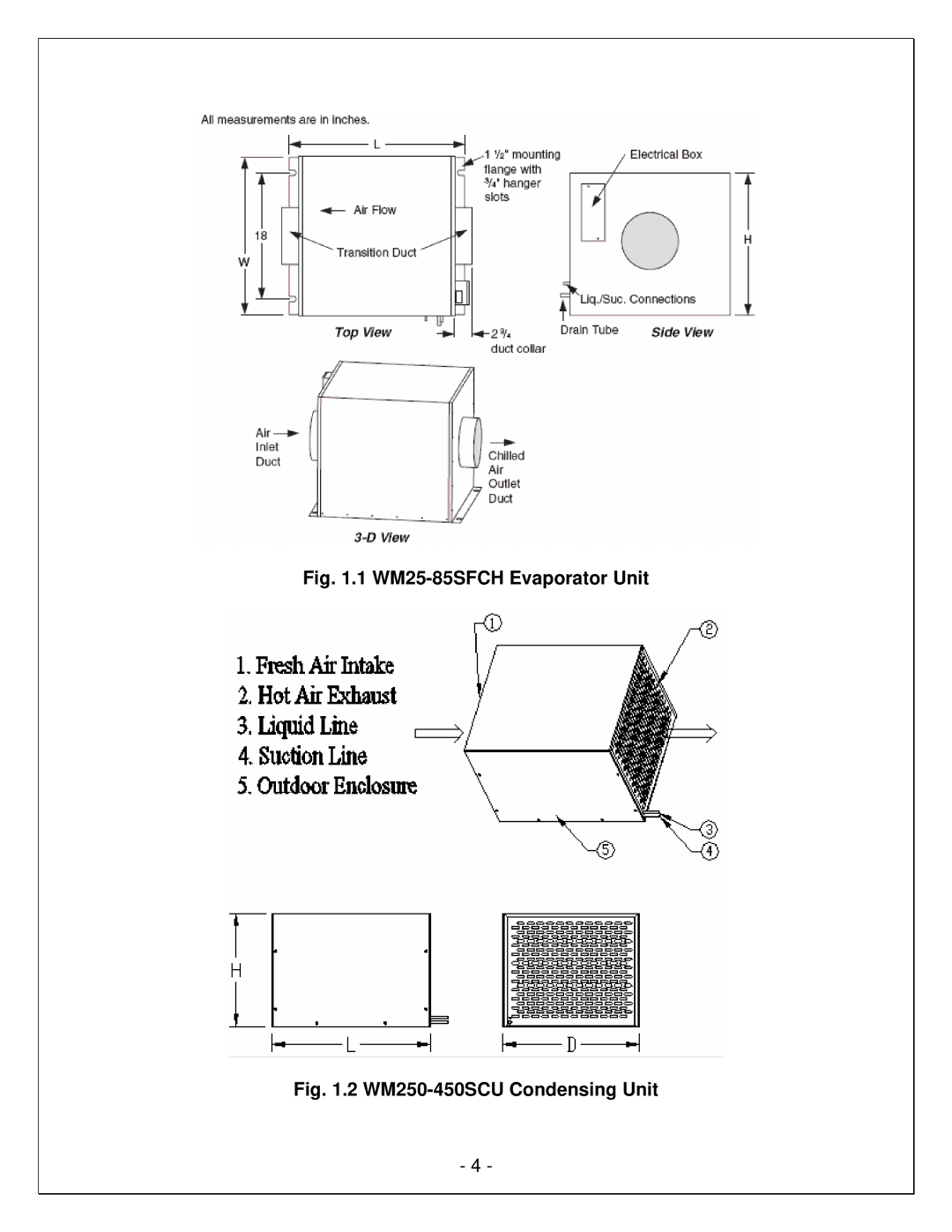 Vinotemp WM-65SFCH, VINO6500SSH, VINO4500SSH, VINO8500SSH, WM-85SFCH, WM-850SCU, WM-45SFCH manual WM25-85SFCH Evaporator Unit 