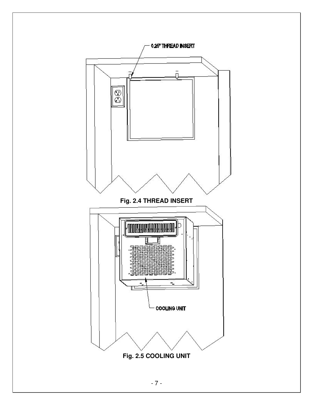 Vinotemp WM-8500HTD, VINO8500HZD, WM-1500-HTD, VINO3500HZD, VINO2500HZD, VINO1500HZD manual Thread Insert 