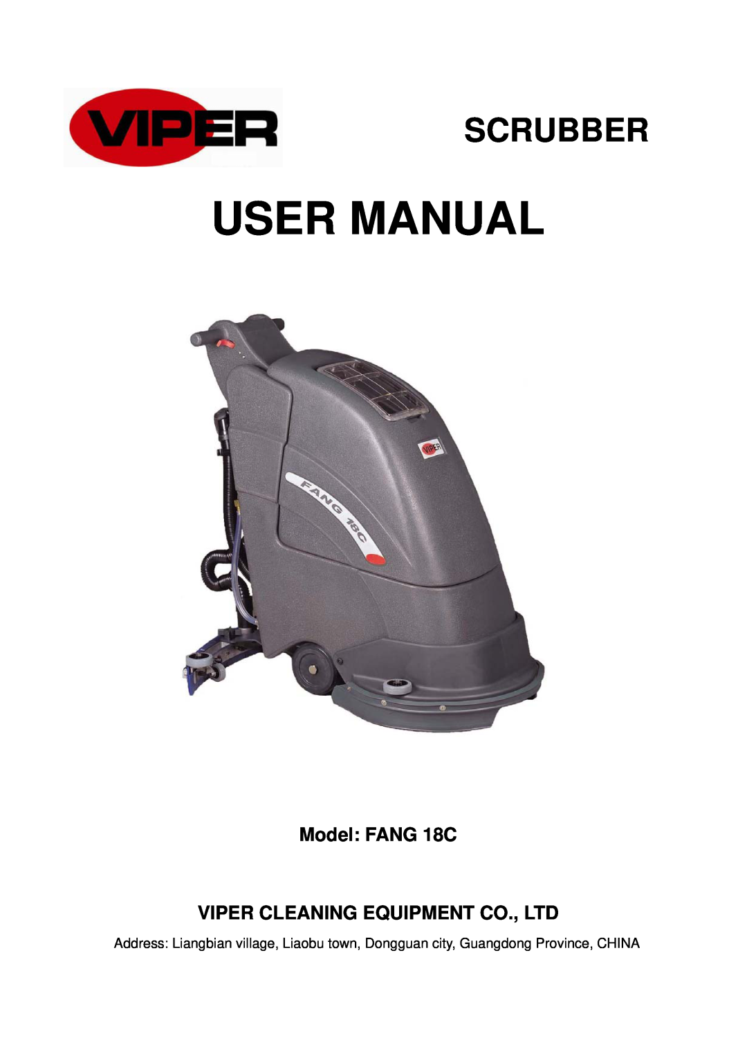 Viper FANG 18C user manual Scrubber 