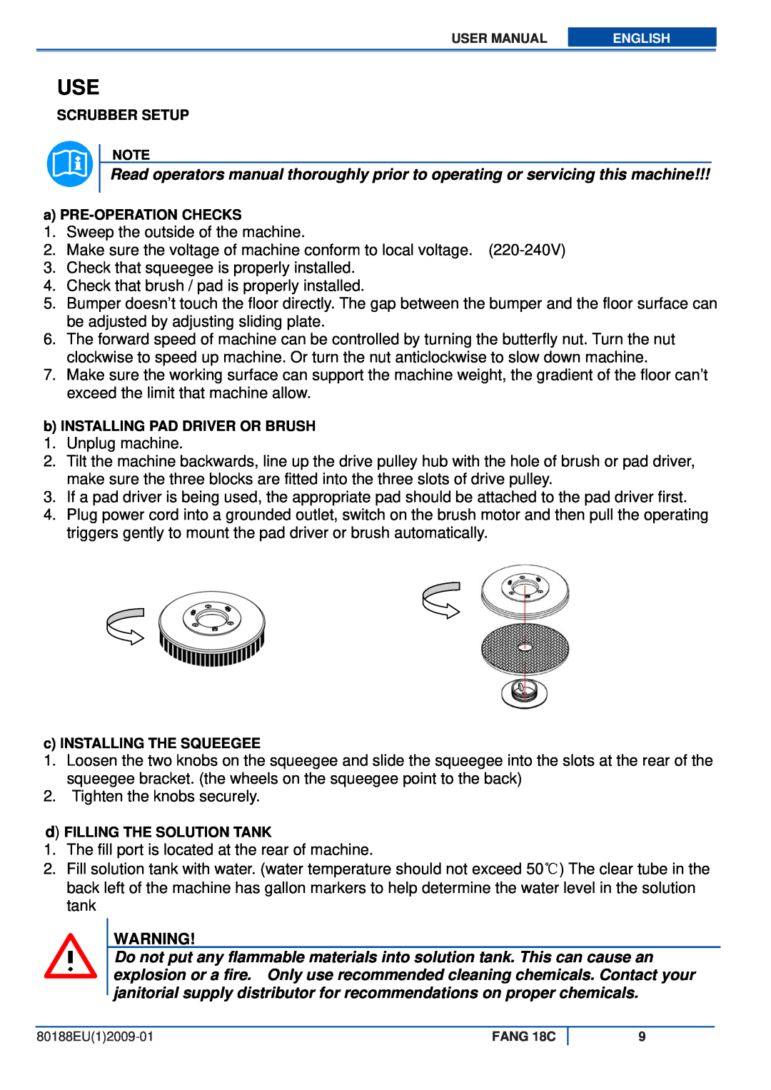 Viper FANG 18C user manual 