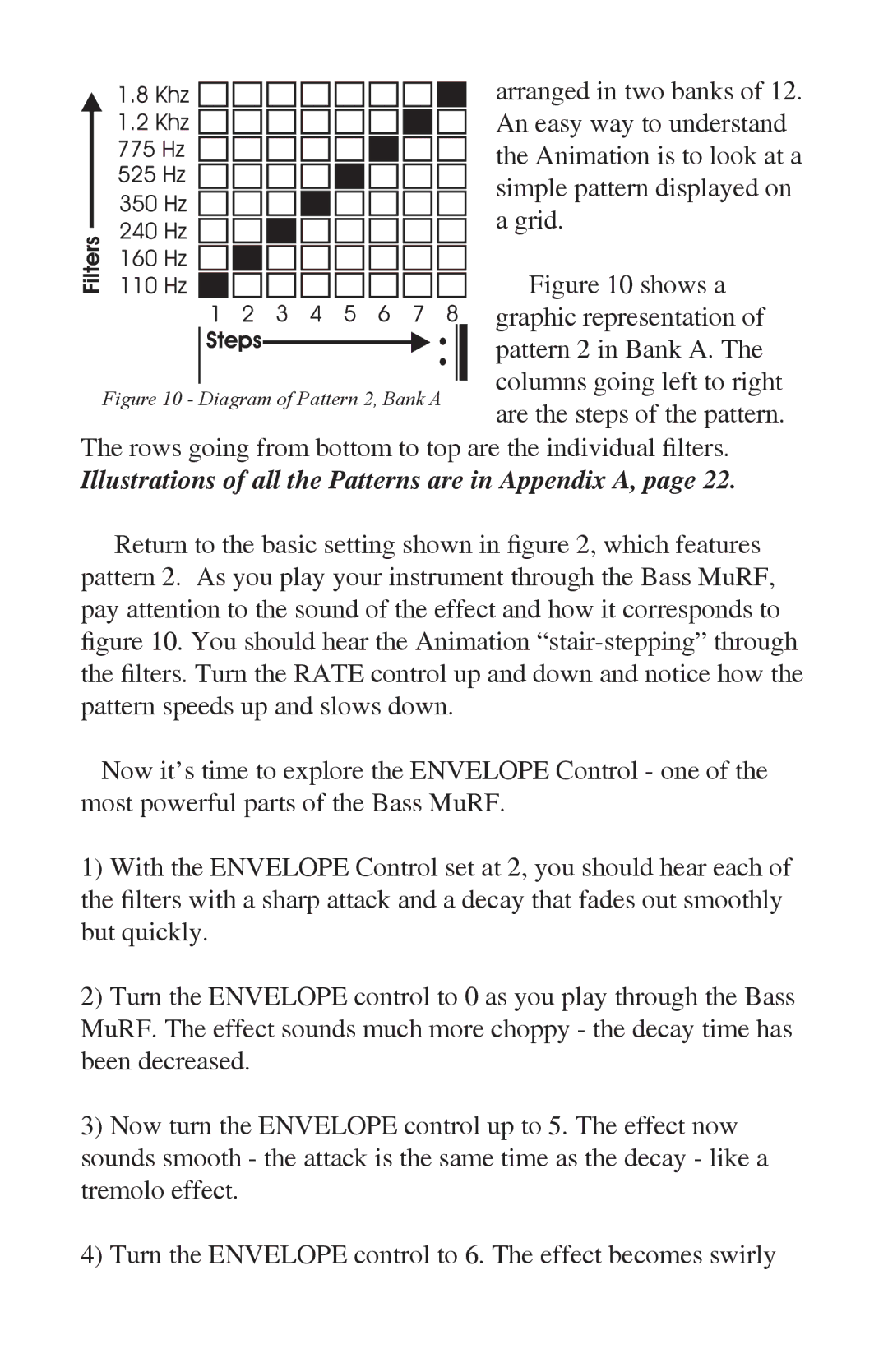 Viper MF-105B warranty Illustrations of all the Patterns are in Appendix A 