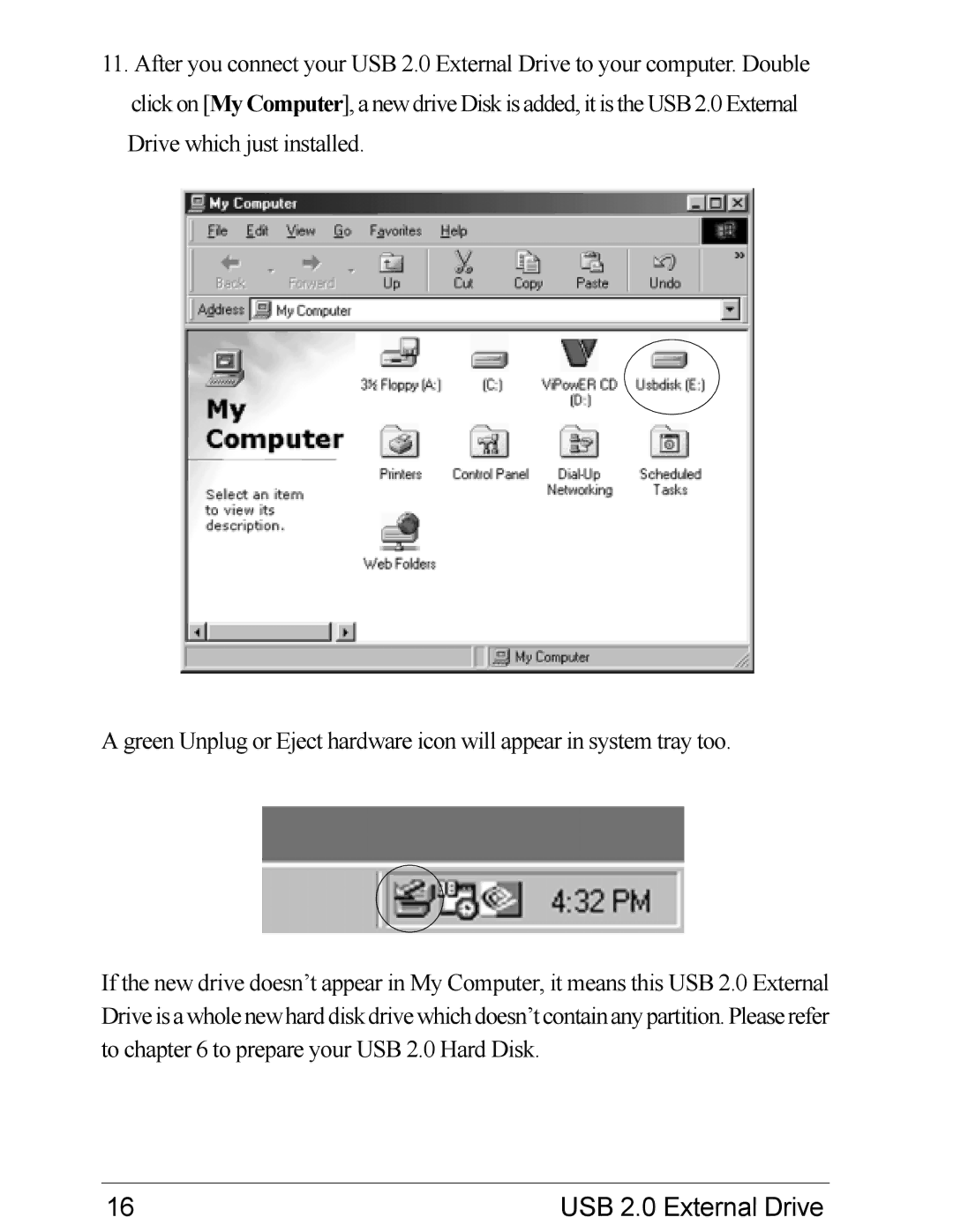 VIPowER user manual USB 2.0 External Drive 