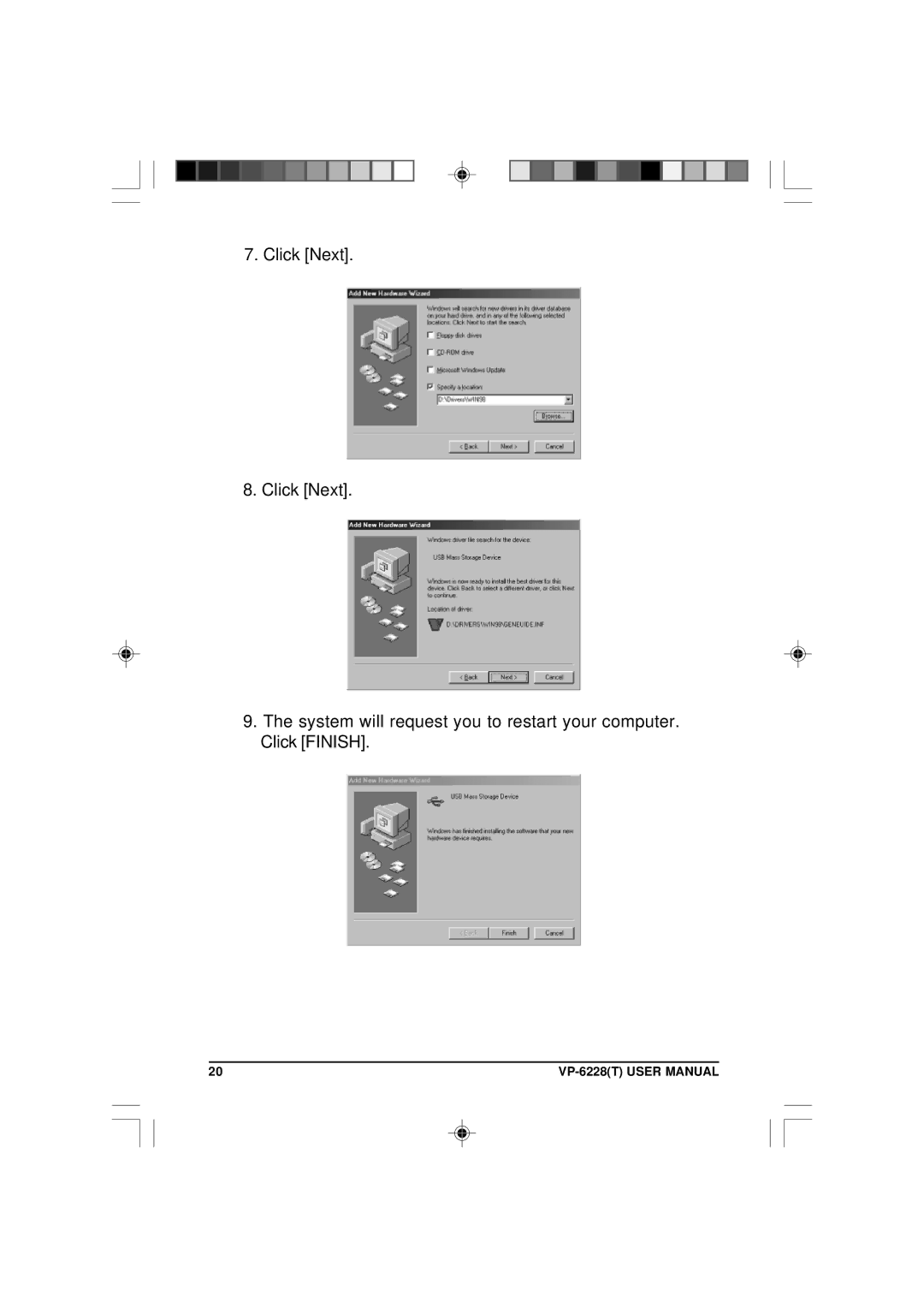 VIPowER VP-6228T user manual 