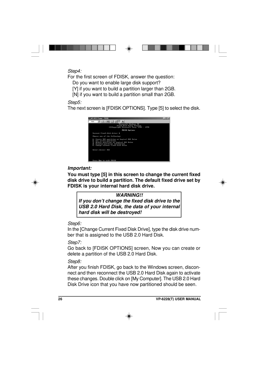 VIPowER VP-6228T user manual 