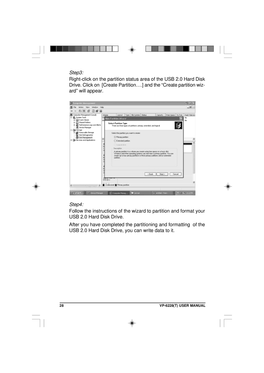 VIPowER VP-6228T user manual 