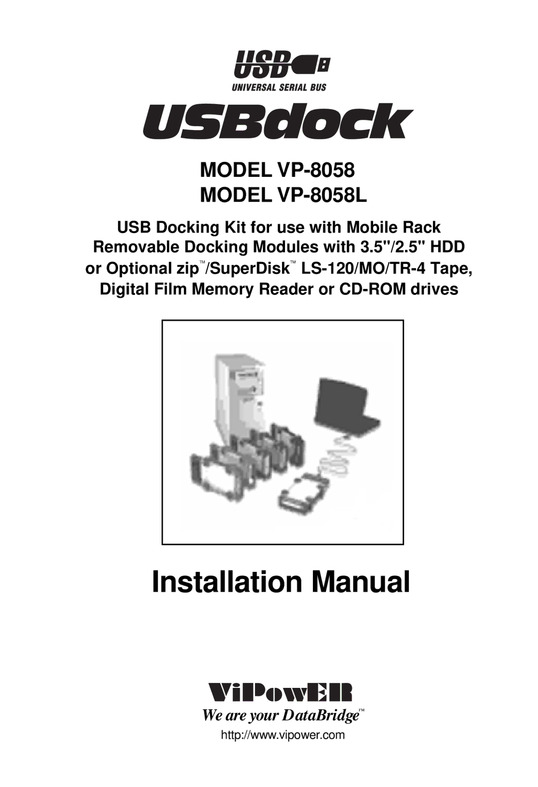 VIPowER VP-8058L installation manual Installation Manual 