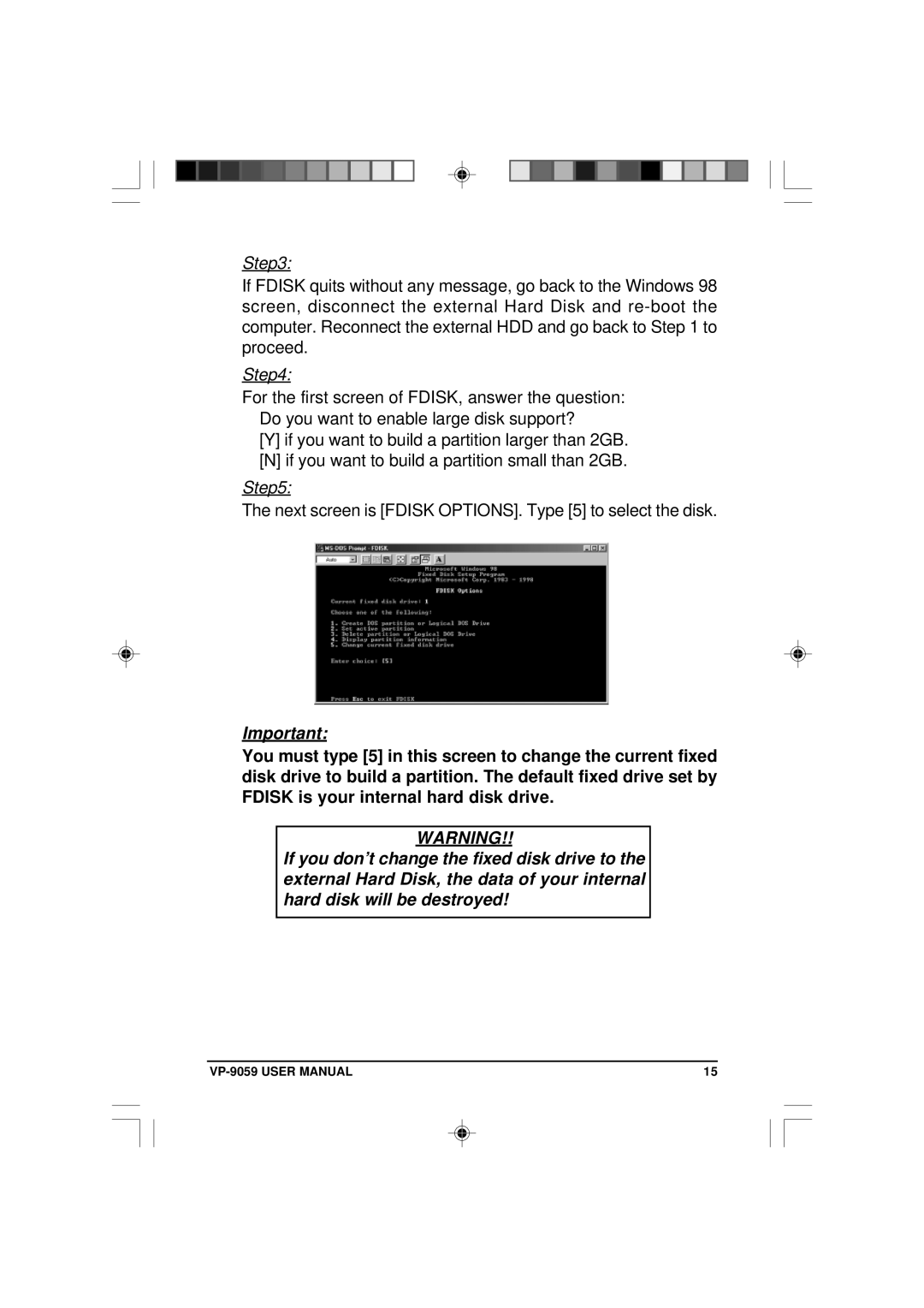 VIPowER VP-9059 user manual 