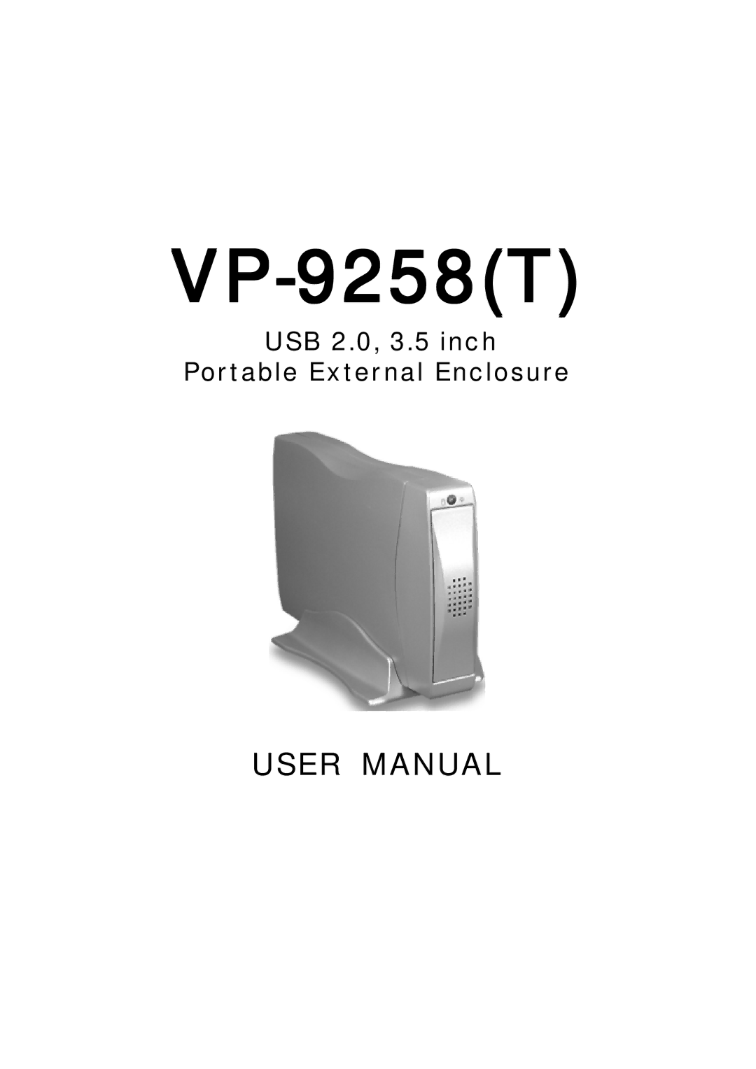 VIPowER VP-9258(T) user manual VP-9258T 