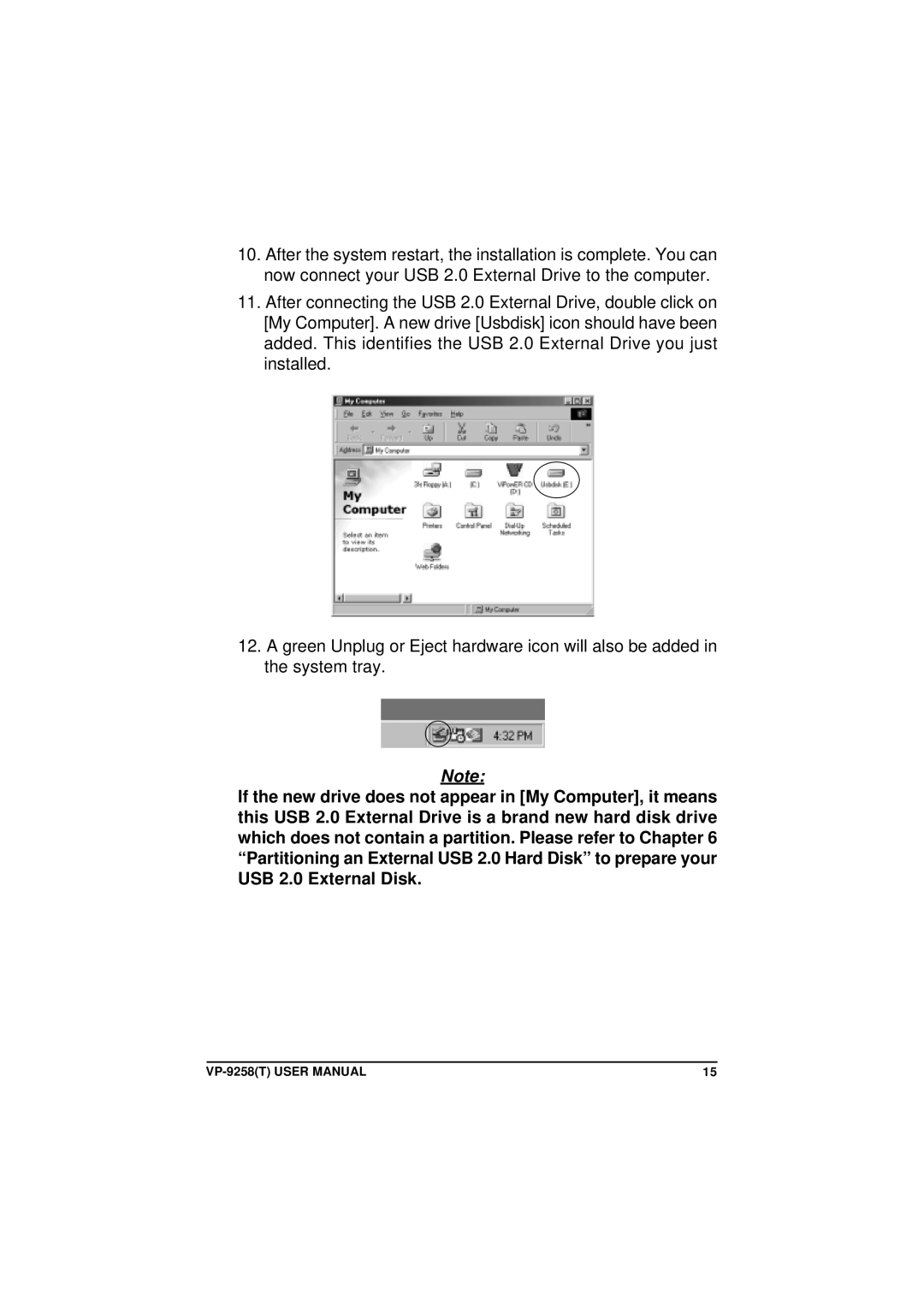 VIPowER VP-9258(T) user manual 