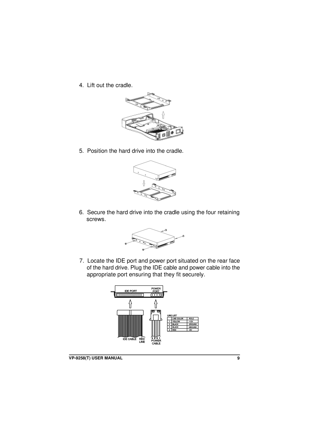 VIPowER VP-9258(T) user manual 