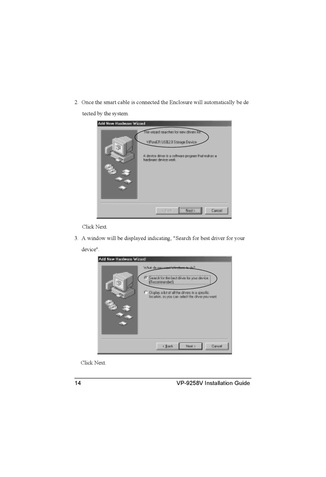 VIPowER manual VP-9258V Installation Guide 