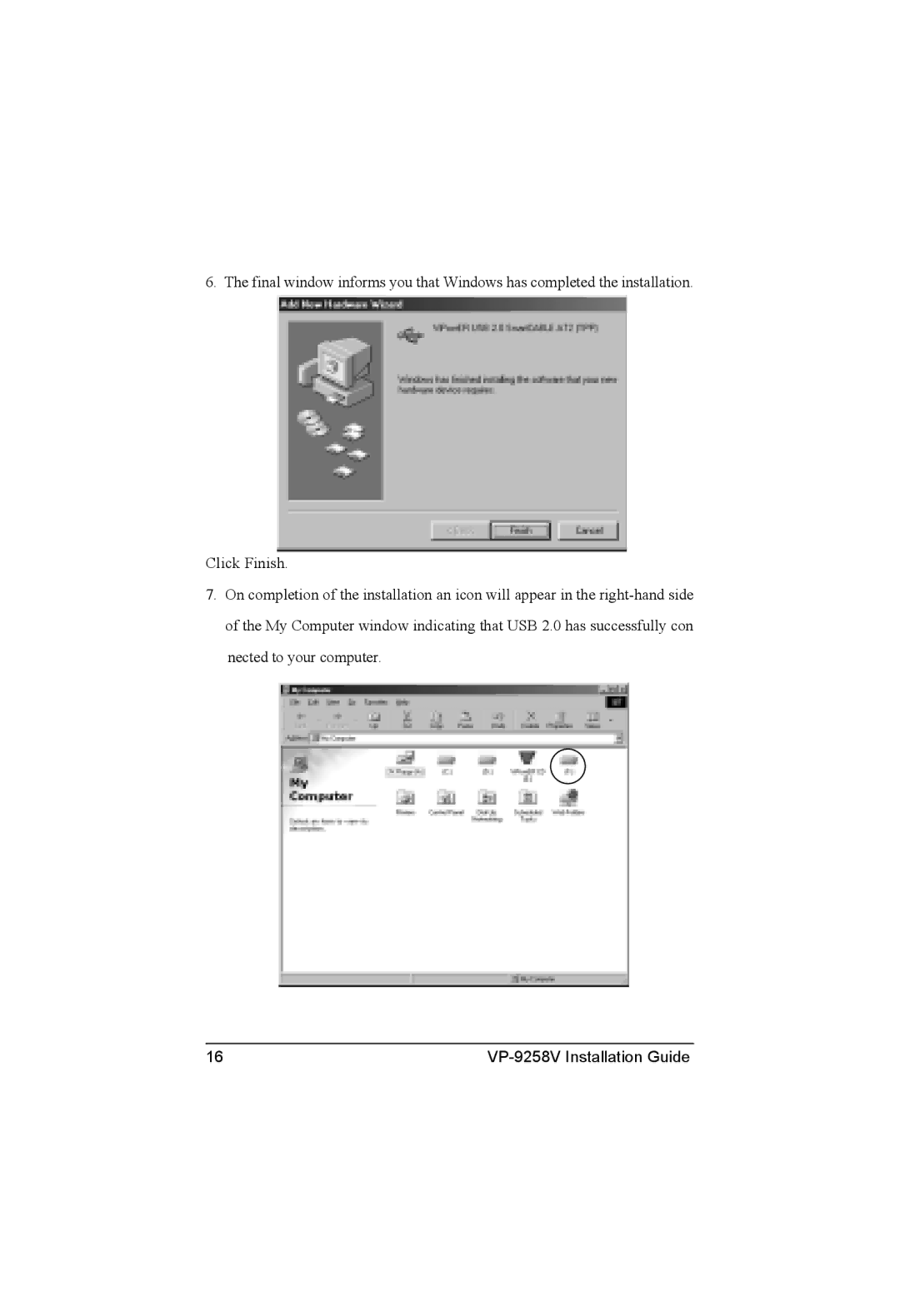 VIPowER manual VP-9258V Installation Guide 