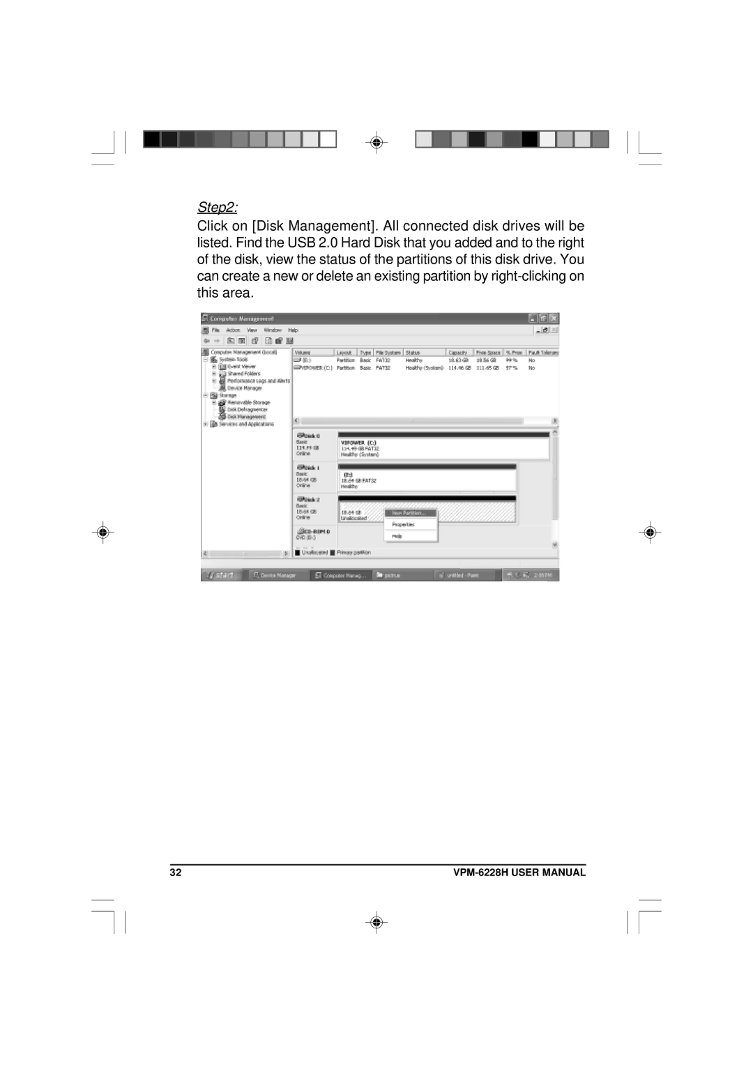 VIPowER VPM-6228H user manual 