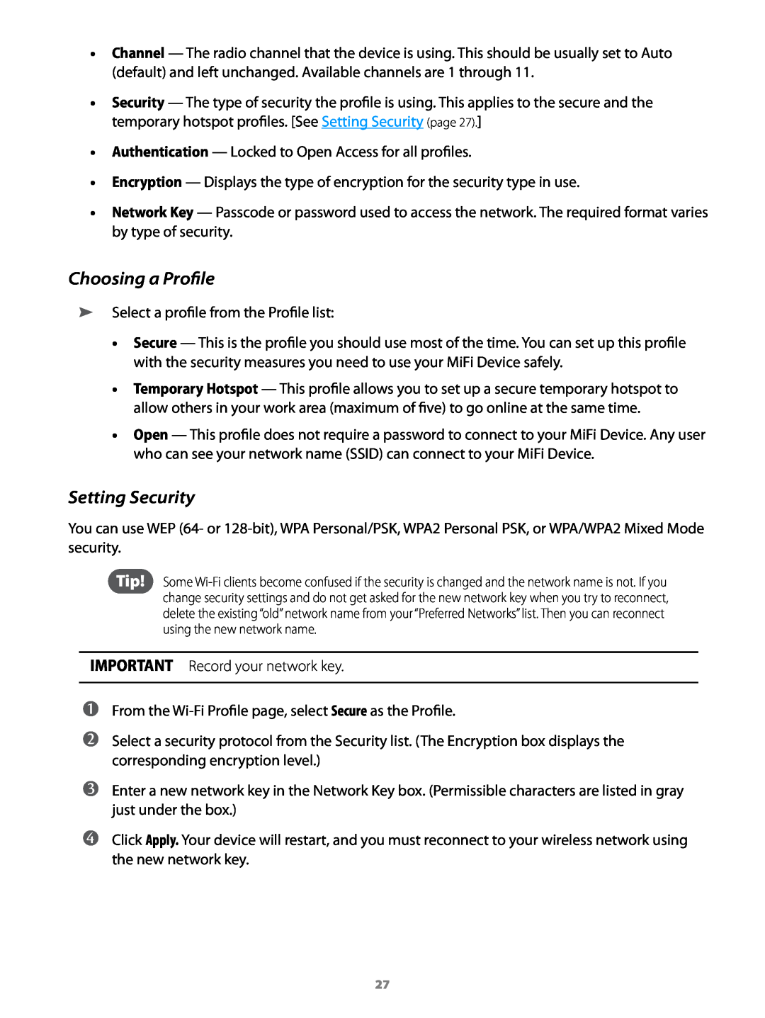 Virgin Mobile 2200 manual Choosing a Profile, Setting Security 