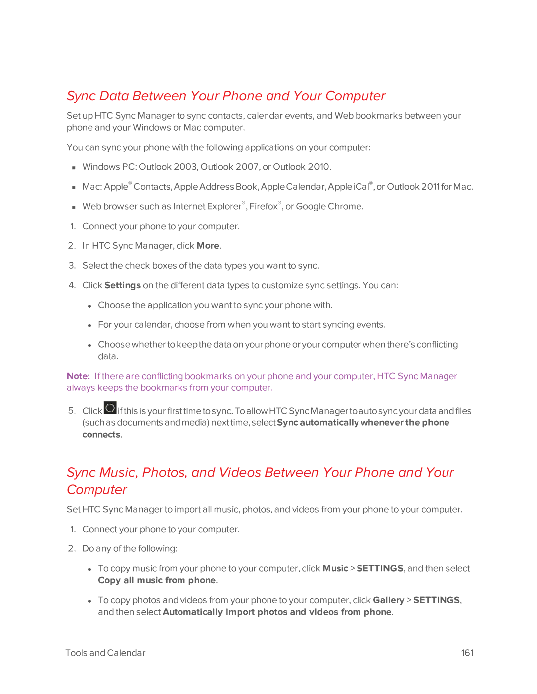 Virgin Mobile 601 manual Sync Data Between Your Phone and Your Computer 