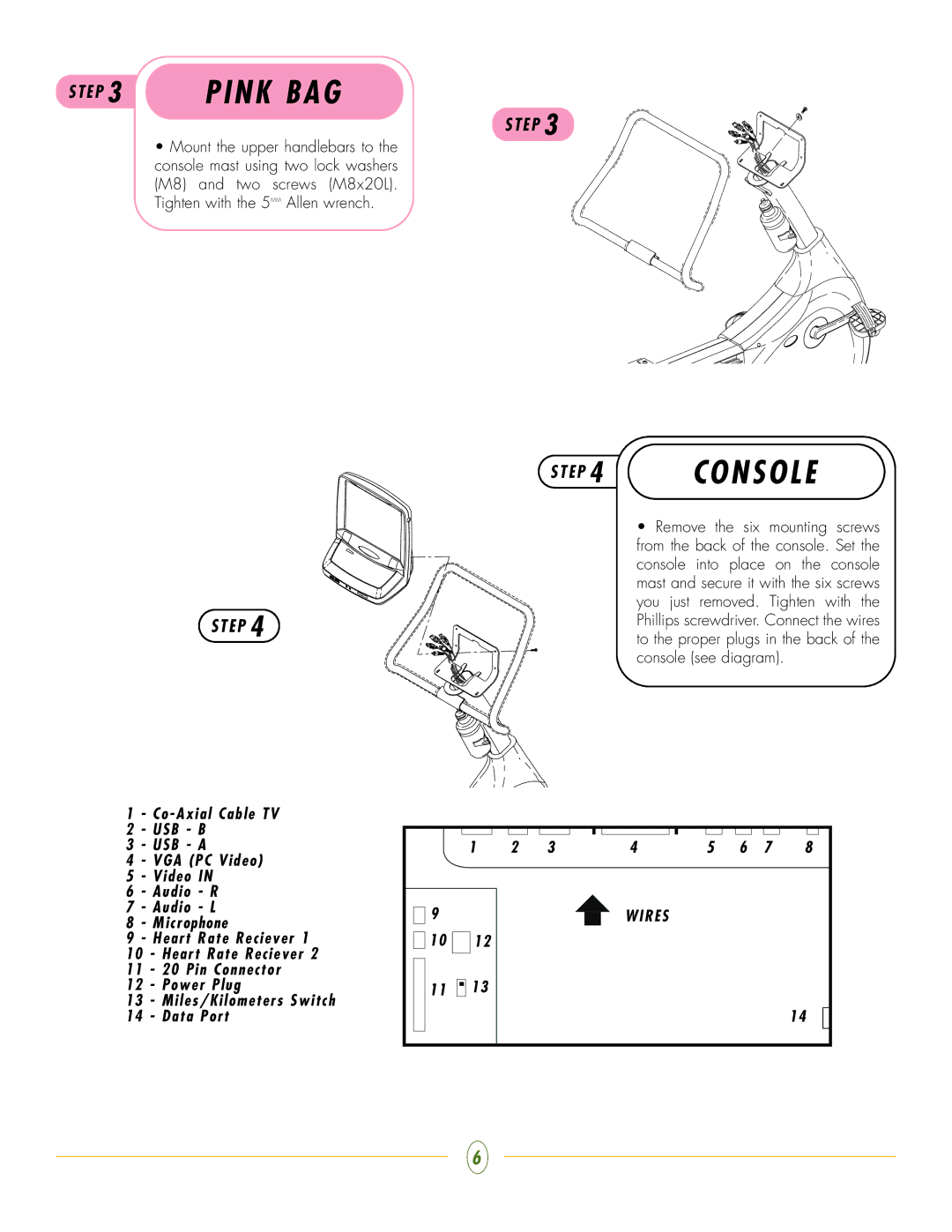 Vision Fitness R2600iNetTV manual N S O L E 