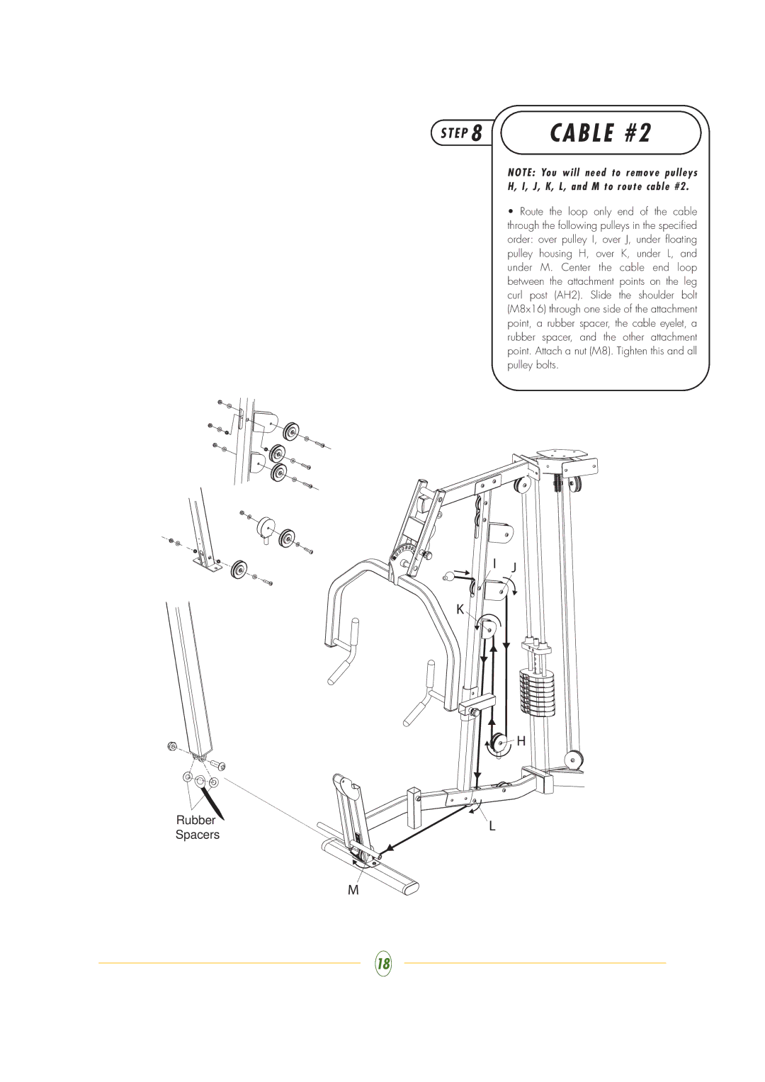 Vision Fitness ST710 manual B L E # 