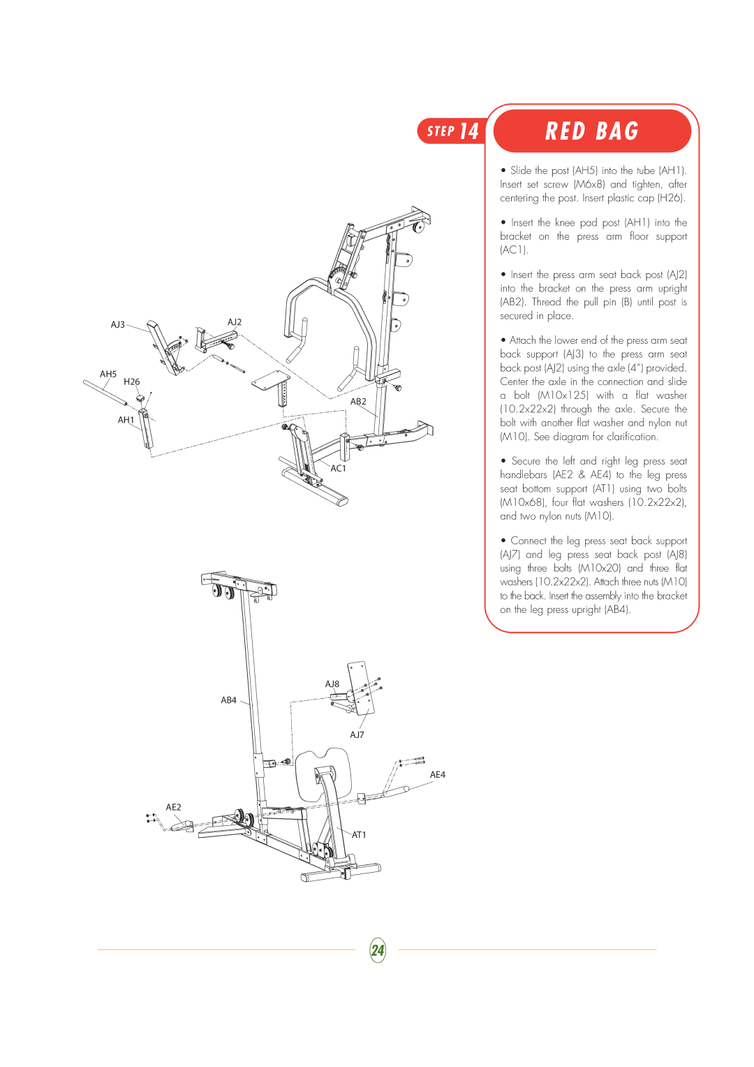 Vision Fitness ST710 manual D B a G 