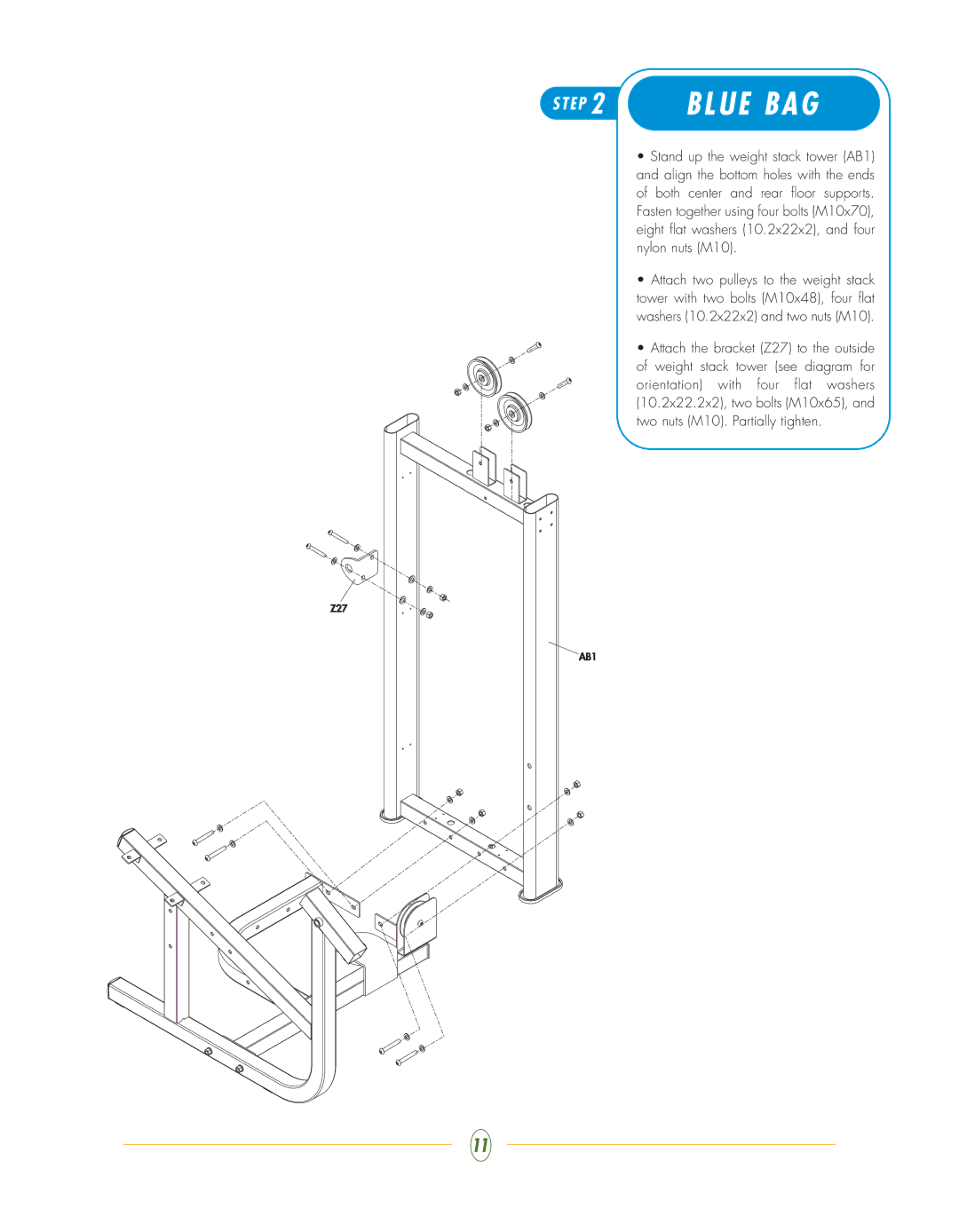 Vision Fitness ST750 manual U E B a G 