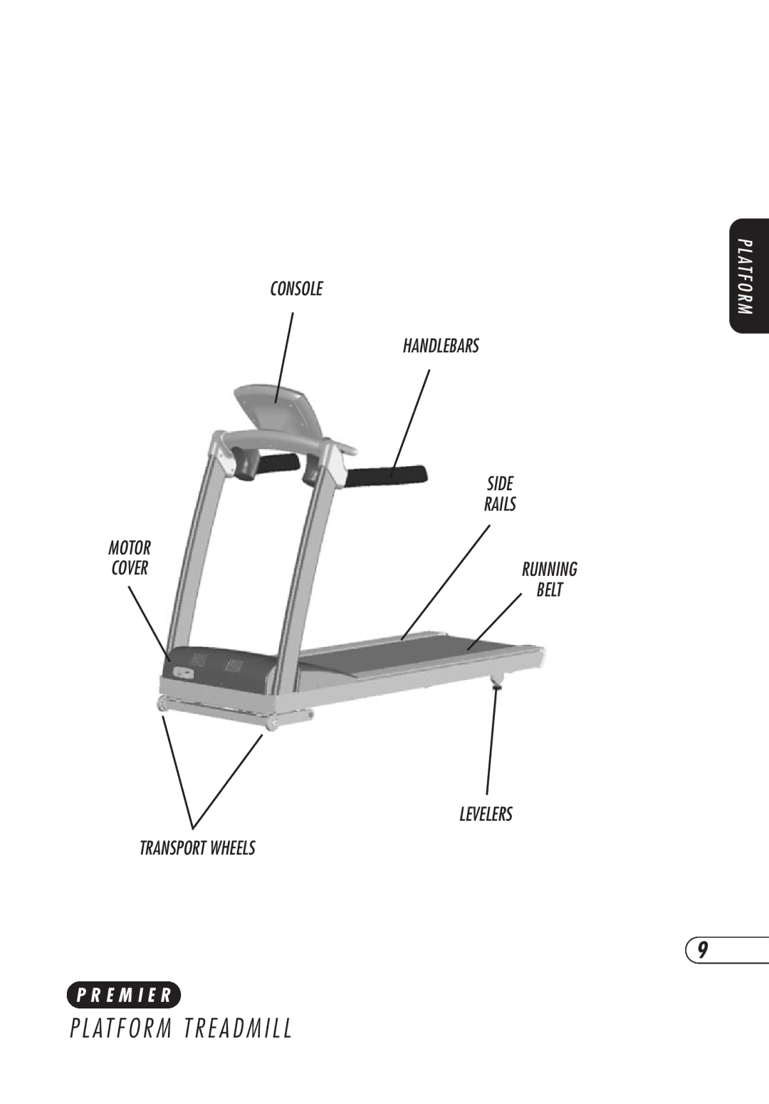 Vision Fitness TM357 manual AT F O R M T R E a D M I L L 