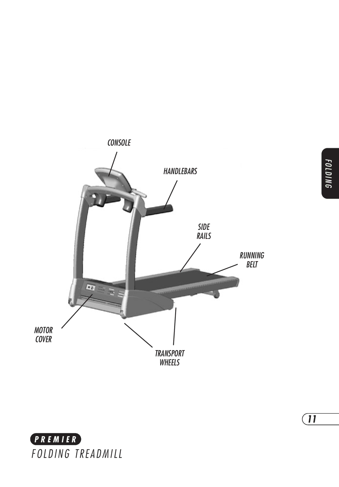 Vision Fitness TM357 manual L D I N G T R E a D M I L L 