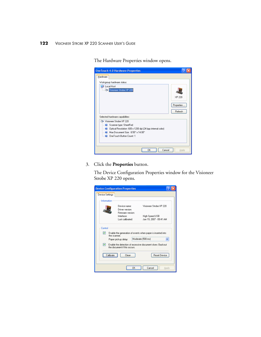 Visioneer manual Visioneer Strobe XP 220 Scanner USER’S Guide 