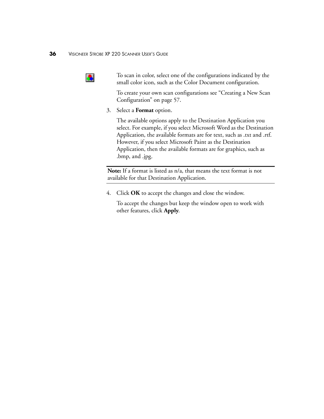 Visioneer manual Visioneer Strobe XP 220 Scanner USER’S Guide 