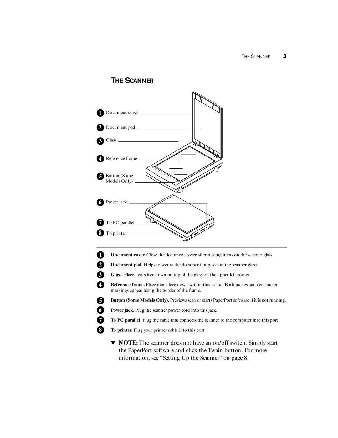 Visioneer 3100, 6000, 6100 manual Scanner, To printer 