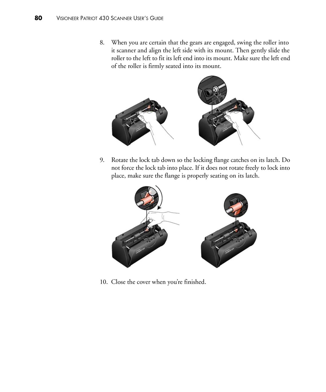 Visioneer manual Visioneer Patriot 430 Scanner USER’S Guide 