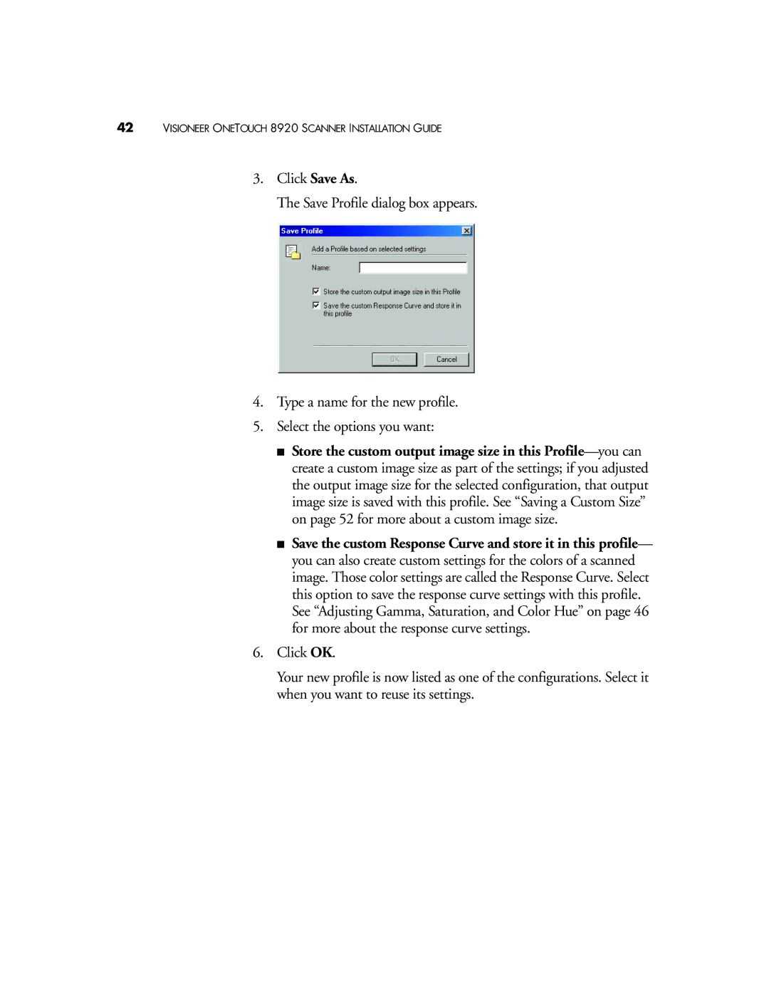 Visioneer manual Visioneer Onetouch 8920 Scanner Installation Guide 