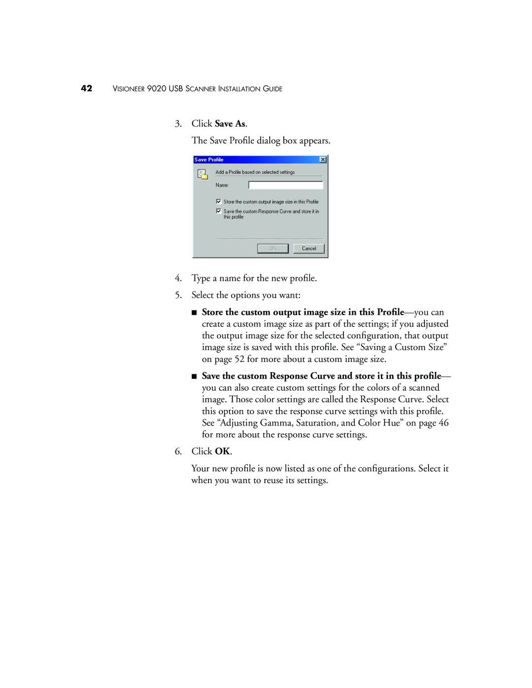 Visioneer manual Visioneer 9020 USB Scanner Installation Guide 