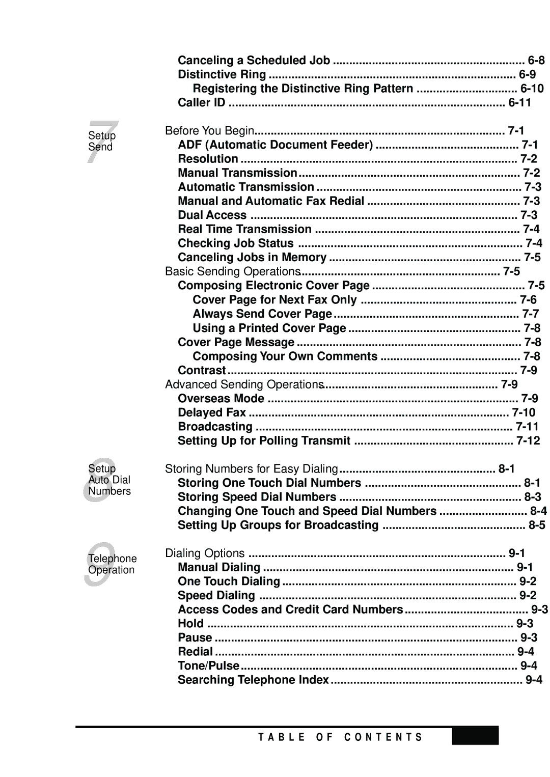 Visioneer MFC7050C owner manual Vii, Composing Your Own Comments 