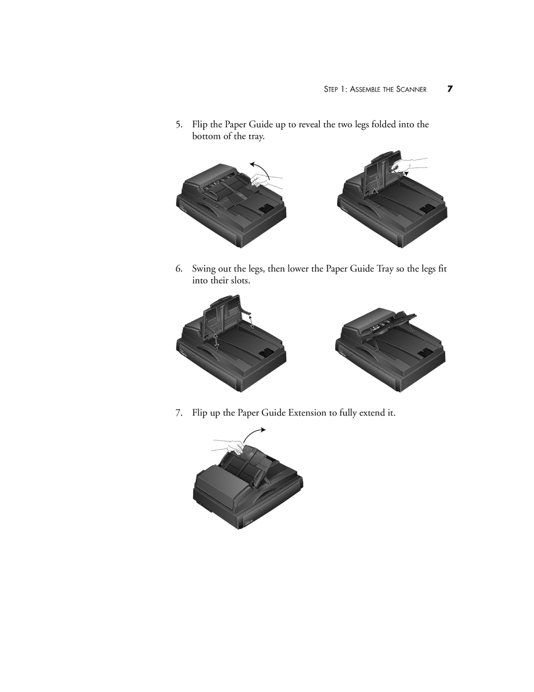 Visioneer Patriot 780 manual Assemble the Scanner 