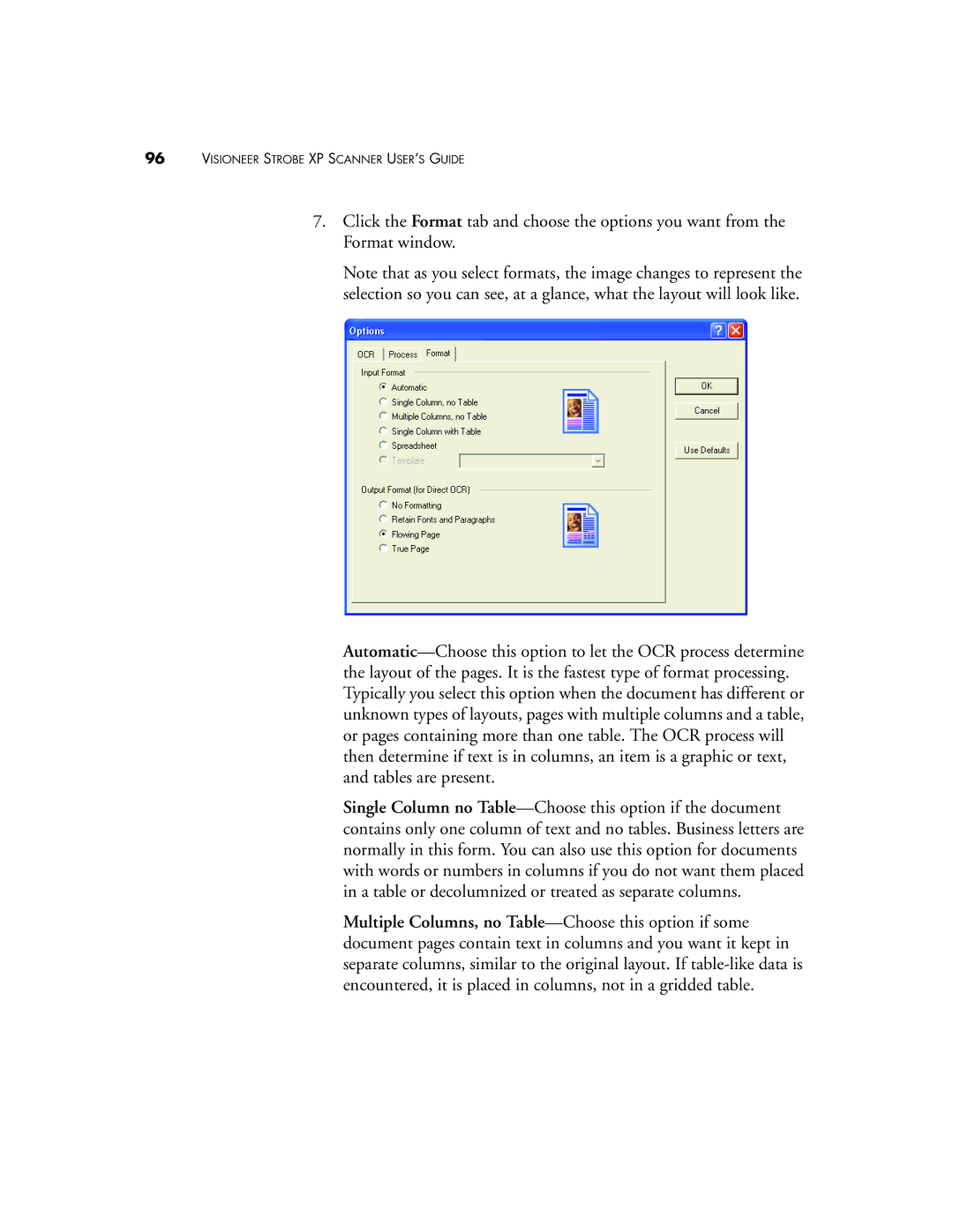 Visioneer XP 200, XP 300, XP 100 manual Visioneer Strobe XP Scanner USER’S Guide 