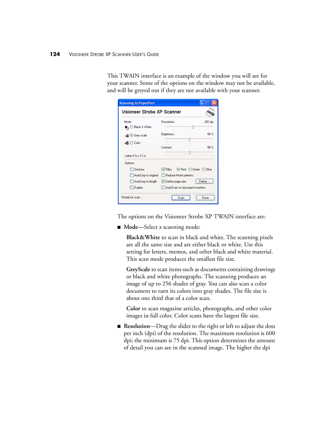 Visioneer XP 100, XP 300, XP 200 manual Visioneer Strobe XP Scanner USER’S Guide 