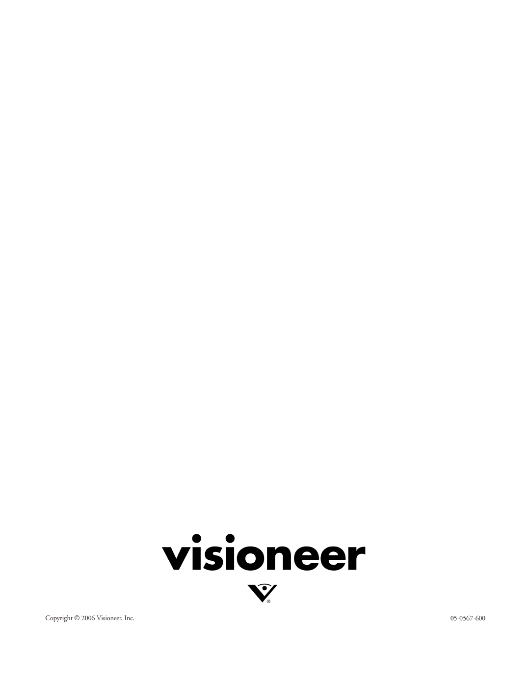 Visioneer XP 450 manual Visioneer 