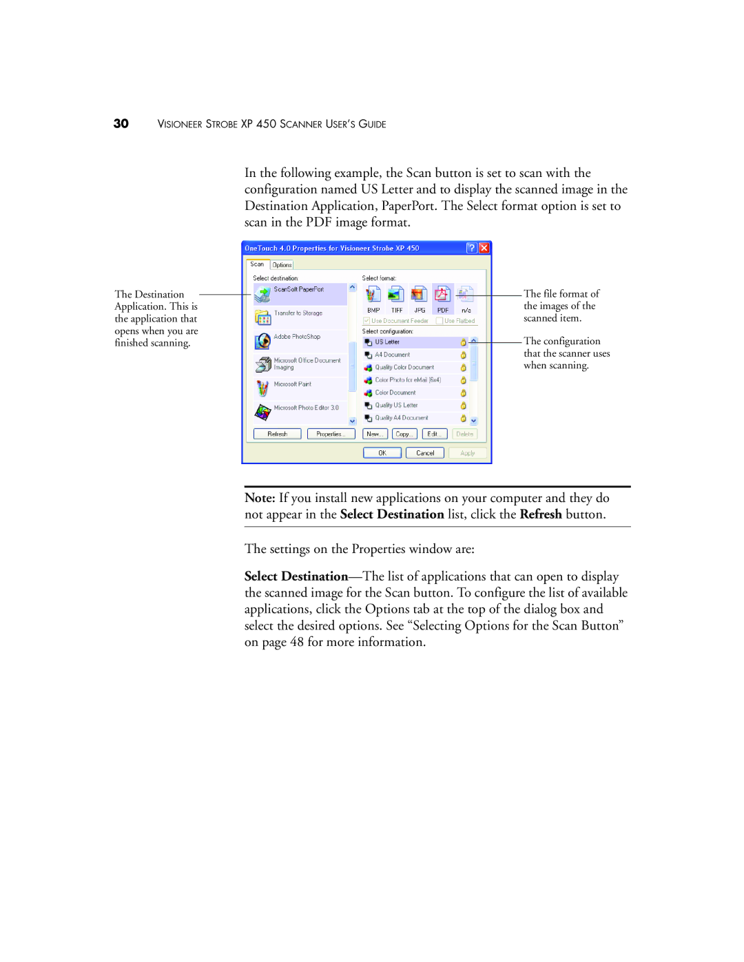 Visioneer manual Visioneer Strobe XP 450 Scanner USER’S Guide 