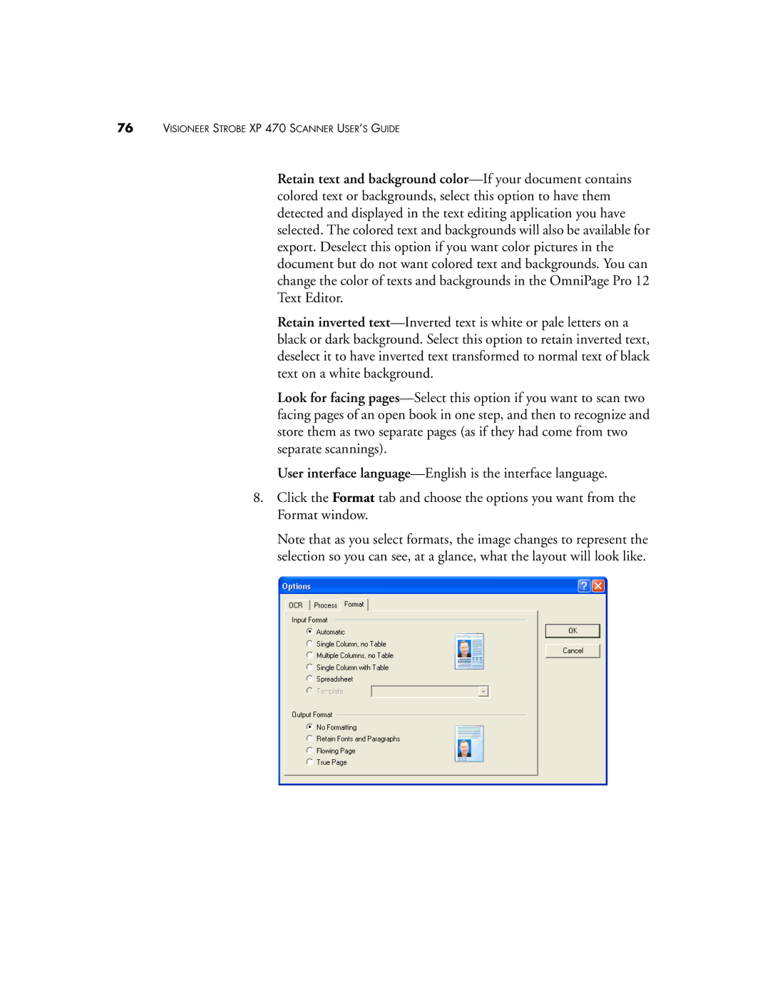 Visioneer manual Visioneer Strobe XP 470 Scanner USER’S Guide 