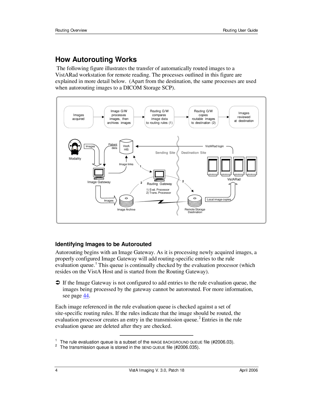 Vista Imaging Vista Routing manual How Autorouting Works, Identifying Images to be Autorouted 